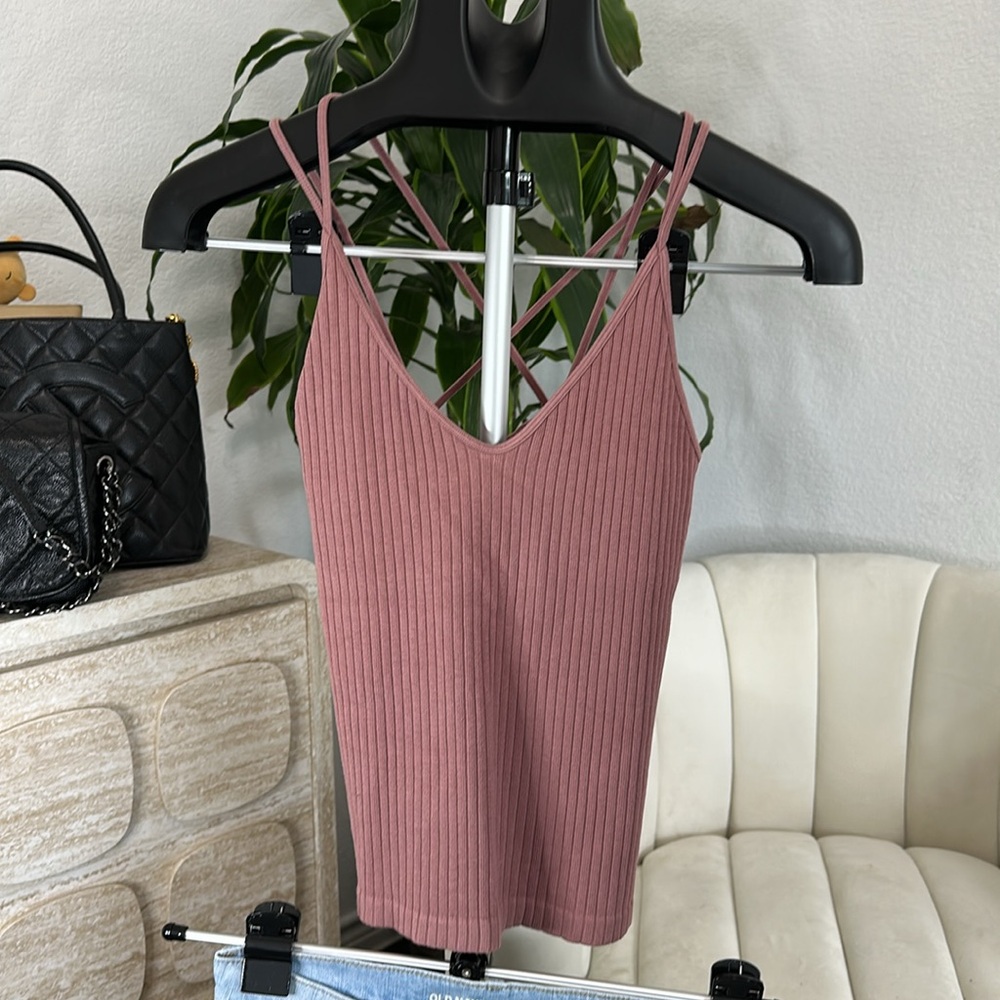 #18 Tank Top Clearance Rose